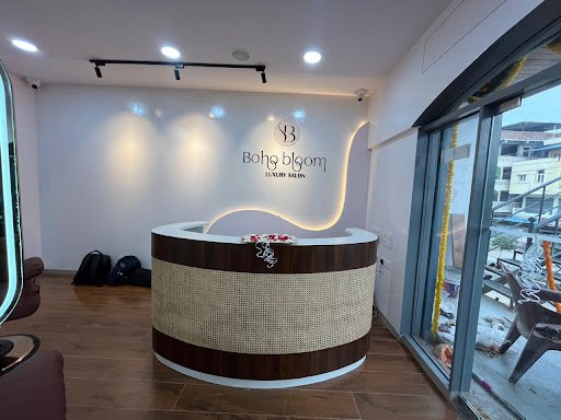 Boho bloom luxury salon