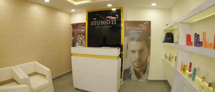 studio 11 family salon mg road vijayawada